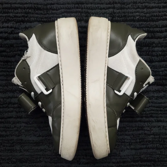 GANNI Size 38/8US Green/White
Sporty Mix Distressed Platform Low Top Sneakers - Picture 6 of 8